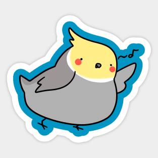 Singing Cockatiel Sticker